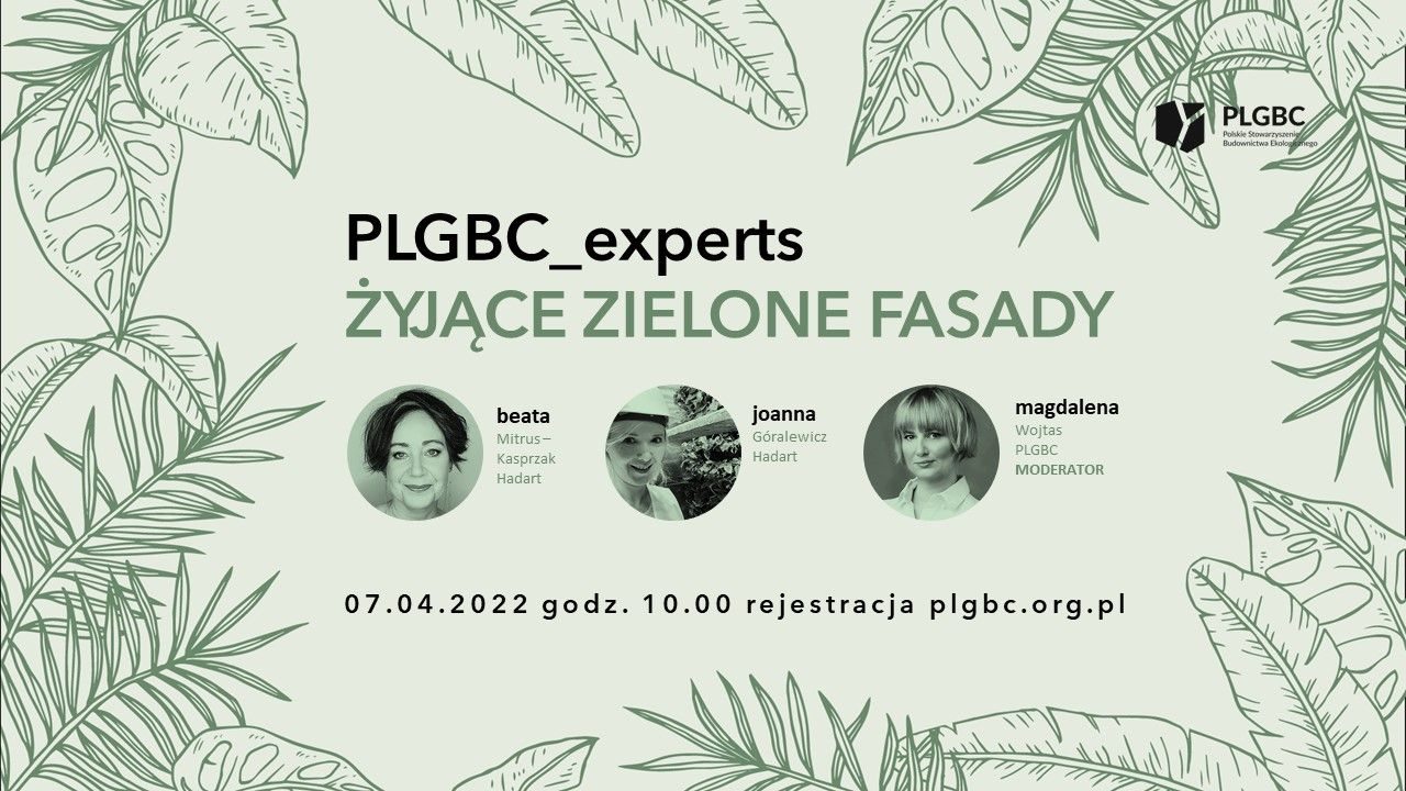 PLGBC_experts ŻYJĄCE ZIELONE FASADY
