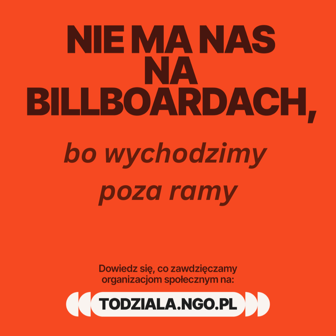 Światowy Dzień Organizacji Pozarządowych. PLGBC dołącza do ogólnopolskiej kampanii „Nie ma nas na billboardach”